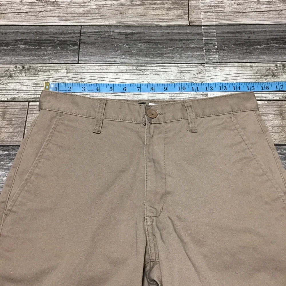 RVCA Weekend Chino Shorts Men’s 29 Brown Tan (Inseam 9) Canvas Casual